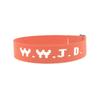 WWJD/WWJD pulsera de muñeca con estampado jacquard de letras, pulsera de muñeca deportiva unisex, correa de mano