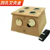 Caixa de Moxabustão de Bambu Yao Yi Bao Portátil para Uso Doméstico Booster de Moxabustão de Furo Único para Moxabustão de Corpo Inteiro com Bastões de Moxa