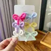 Acessórios de Cabelo Fofos para Meninas: Combinação de Mini Laço de Lã Tricotado e Elástico de Cabelo em Cores Doces e Divertidas