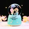 Nova Princesa dirigindo para o castelo de princesa dos sonhos caixa de música de desenho animado bola de cristal bola de água criativa enfeites de decoração de mesa