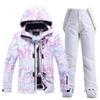 Traje de esquí para mujer, de invierno, para exteriores, resistente al viento, resistente al agua, cálido, grueso, para snowboard, traje de esquí de doble tabla, recién llegado