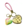 Llavero de Oro Oro Puro 999 Paz y Alegría Riqueza Extrema Belleza Extrema Cadena para Teléfono Colgante de Bolso Regalo Festival de Año Nuevo