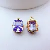 Micro-Incrustado Colorido de Zircônia Cúbica Banhado a Cobre DIY Joias Pulseira Colar Preserva-Cor Material Artesanal Acessórios
