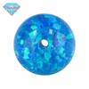 Huagang Gem Furo Completo Esférico OPAL Imitação Opala Pedra Nua Superfície Anolada Artificial Sintético Bead Aobao # T-1