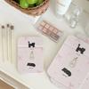Espejo de maquillaje Sydney Cat, espejo plegable de escritorio para el hogar, espejo portátil pequeño para mujer, espejo de tocador de pie para mujer