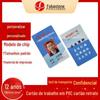 Funcionário de produção de cartão inteligente RFID de fábrica informações do cartão retrato permissão de trabalho controle de acesso frequência