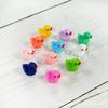 Charms de Resina de Patito para Zapatos DIY Accesorios para Zapatos tipo Clog Dibujos Animados Lindos de Gama Alta Decoración de Hebilla para Zapatos Accesorios Venta al por Mayor