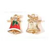 Acessórios de Joias com Gotejamento de Óleo de Natal Pingente DIY Liga Corrente de Celular Colar Pingente de Chaveiro Materiais Artesanais