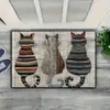 Alfombrillas de Suelo Estilo Nuevo Americano Transfronterizas, Felpudos de Entrada, Felpudos Resistentes a Manchas, Fácil Cuidado, Resistentes al Desgaste, Alfombrillas Decorativas para Baño, En Stock