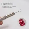 Herramientas para Uñas con Ojo de Gato en Forma de Corazón, Nuevo Multifuncional Forma de Corazón Ojo de Gato Gel Especial Hoja de Hierro en Forma de Y Venta al por Mayor