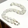 Corrente para Óculos Estilo Coreano Unisex Corrente para Óculos de Sol Cordão de Couro para Óculos Cordão Infantil da Moda para Óculos Bebê Pendurado no Pescoço Moda