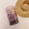 2025 Nuevo Colorido Artístico Liga para el Cabello que No Daña el Cabello, Goma Elástica de Aspecto Elegante para Cola de Caballo, Pequeño Set Fresco para el Cabello