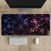 Tapete de Mouse para Jogo de Aprendizagem com Padrão de Flores Simples Tapete Espesso Antiderrapante para Teclado e Escritório Venda por Atacado Trava de Borda Extra Grande