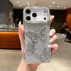 Funda Estéreo Galvanizada con Lazo para Teléfono Móvil Adecuada para Apple 17Promax Moderna 16 Brillo de Pedrería 11 Gama Alta 12