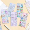 Pegatinas de Sellos Estilo Kitte Creativo Sanrio Material de Decoración para Bloc de Notas de Dibujos Animados Pegatinas Lindas Exportación al por Mayor