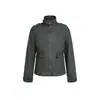 Jaqueta de Lona para Trabalho Estilo High Street Americana para Homens, Estilo Primavera e Outono, Design Inspirado em Motocicleta, Gola Alta com Tiras, Vibe Fashion