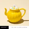 Conjunto de Três Peças Gaiwan com Pintura Manual em Cor Subglaceada, Infusor de Chá Único para Uso Doméstico, Conjunto de Chá Kung Fu de Luxo Leve, Conjunto Completo de Cerâmica com Bule e Xícaras de Chá