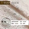 Jiaxin Têxtil Outono Novo Chiffon Franja 5mm Furo Lateral Lantejoula Bordada Moda Europeia e Americana Tecido para Vestido Casaco