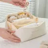 Bolsa de Maquillaje tipo Almohada de Cuero, Bolsa Cosmética Portátil de Gran Capacidad, Ligera para Viajes de Estudiantes y Uso de Artículos de Tocador