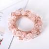 Cuerda de Cuentas de Colores para Recoger el Cabello, Simple Elegante para Mujer, Estilo Ins Coreano de Celebridad de Internet, Anillo para el Cabello con Bola de Cristal de Imitación, Pulsera