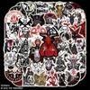 50 adesivos de grafite estilo gótico estilo diabo Satanás preto Rams para celular skate laptop adesivos decorativos