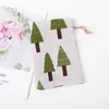 Bolsa de regalo de algodón y lino con cordón, ecológica, para joyas, manualidades de decoración del hogar, paquete directo de fábrica