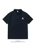 Nueva Camisa Polo de Solapa de Marca de Moda para Hombre Holgada de Manga Corta Verano Peso Pesado Casual Americana para Hombre Top Versátil