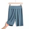 Calças de tubarão de algodão de três bits femininas verão fino exterior desgaste leggings barriga-levantamento quadril segurança anti-luz yoga shorts