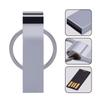 Memoria USB de metal impermeable de gran capacidad con grabado de LOGO, DIY, para negocios, memoria USB para publicidad de bodas, llavero personalizado, memoria USB