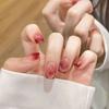 [Toma real original] colección de manicura de uñas postizas hechas a mano, parche de pegamento sólido, parche para uñas postizas