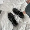 Zapatos de Cuero con Cordones, Planos, Punta Redonda, Estilo Lolita JK Uniforme Estudiante para Mujer, Otoño 2025, Nuevo Estilo Coreano, Versátiles