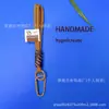 Cordão para Chaveiro Feminino Exquisito de Alta Qualidade Anti-perda de Nylon com Metal Pingente de Boneca de Bolsa Boneca Corda para Pendurar Celular