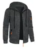 Nueva Sudadera con Capucha de Punto Jacquard Casual Deportiva para Hombre