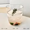 Taza de Vidrio con Piedra Pintada Artística para Uso en Casa, Diseño Creativo para Niñas, Adecuada para Bebidas, Jugos, Café, Cerveza