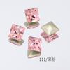 Accesorios para Uñas Dongzhou Colección Rosa Oscuro Fondo Puntiagudo Vidrio K9 de Alta Calidad Mariposa Diamante Grande Brillante Estilo Popular de Celebridad de Internet