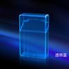 Paquete de 20 Cajas de Cigarrillos Portátiles Transparentes para Hombre Caja de Cigarrillos Gruesos Caja de Cigarrillos de Paquete Completo Cubierta Protectora Cubierta Redondeada para Caja de Cigarrillos Engrosada Antipresión