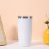 Suministro exclusivo transfronterizo de taza de coche de acero inoxidable de 20 oz, taza aislada al vacío de doble capa 304, taza de hielo para coche, venta al por mayor de fabricante