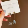 Pendientes de Borla de Flor Estilo Jiang Yan para Mujer 2026 Nuevo Estilo Caliente Pendientes Elegantes Lujo Ligero Pendientes de Gama Alta