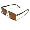 Óculos de Sol Masculinos Moda Transfronteiriça, Mesmo Estilo de Ic, Armação Grande Personalizada, Óculos de Sol Metálicos High-End Tendência para Mulheres, Shenzhen Eyewear