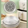 Freidora de Aire Casera Plato de Papel de Aluminio Plato de Papel de Aluminio para Horno Base de Plato de Papel de Aluminio Plato para Barbacoa Plato Base Tazón Plato para Pizza Panqueques Plato de Papel de Aluminio