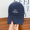 Boné de Baseball Novo com Top Macio de Rosto Sorridente Feminino, Estilo Coreano Tendência Bordado de Alta Qualidade Versátil Casual Boné Bico de Pato para Homens