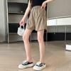 Shorts de Verão para Meninas 2025 Nova Moda Estilo Coreano Tendência Legal Shorts de Seda de Gelo para Crianças Maiores Tendência Transfronteiriça