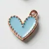 Transfronterizo GA-1 Forma de Corazón Nota Musical DIY Accesorios de Joyería Hechos a Mano Aleación Esmalte Colgante Pendientes y Accesorios
