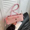 Nova Bolsa de Mão com Laço Transfronteiriça, Bolsa de Ombro Texturizada, Bolsa de Ombro Feminina, Bolsa Transversal Casual, Bolsa Feminina para o Dia a Dia