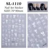 Pegatina para Uñas de Lazo Dulce y Fresca Relieve 5D Estéreo Chica Encantadora Pegatina para Uñas de Lazo Joyería SL