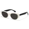 Gafas de sol de alta gama ojo de gato para mujer, adelgazantes para cara grande, gafas de sol lisas tipo artefacto, gafas de sol con protección UV al por mayor