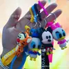 Llavero de Silicona de Mickey de Dibujos Animados, Lindo Llavero para Llaves de Coche y Colgante para Bolsos, Suministro para Puesto de Tienda de 2 Yuan, Regalo