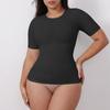 Ropa Interior Moldeadora de Gran Tamaño para Comercio Exterior Tops Moldeadores Ropa Moldeadora Corsé Tops Moldeadores de Cuerpo de Manga Corta Corsetpek