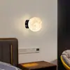 Lámpara de Pared de Astronauta Dormitorio Mesita de Noche Sala de Estar Habitación Infantil Minimalista Moderno Creativo Fondo de Luna Pared Pasillo Escalera Luz