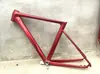 Bicicleta de carretera 700C, cuadro aerodinámico de aleación de aluminio, compatible con freno de disco, desviador delantero de montaje directo, guiado interno de cables y acabado repintado